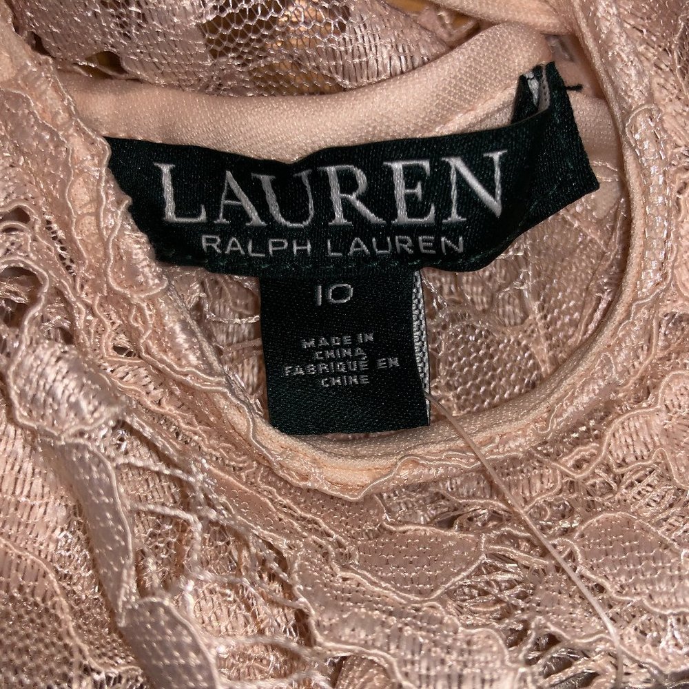 Brand New Gorgeous Women's Lauren Ralph Lauren Lace Formal Dress - Picture 8 of 15